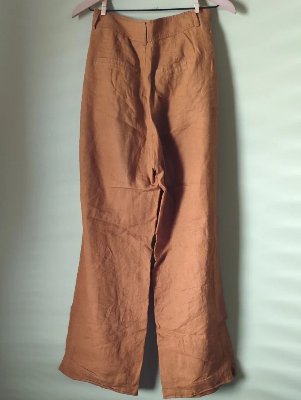 Everlane Wide-Leg Linen Pants in Mustard